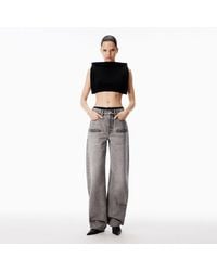 Alexander Wang - Silk Brief Float Jean - Lyst