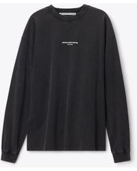 Alexander Wang - Logo Print Tee - Lyst