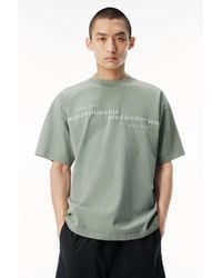Alexander Wang - Mirrored Logo Short Sleeve Tee - Lyst