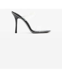 Alexander Wang - Nova 105Mm Zipper Double Strap Sandal - Lyst