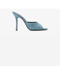 Alexander Wang - Cher 105Mm Denim Mule - Lyst