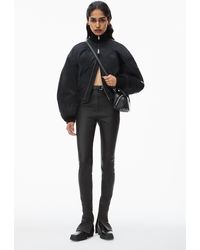 Alexander Wang - Lambskin Tailored legging With Leather Belt - Lyst