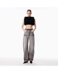 Alexander Wang - Silk Brief Float Jean - Lyst