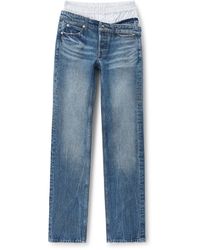 Alexander Wang - Boxer Drop Waistband Slim Jean - Lyst