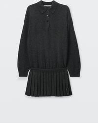 Alexander Wang - Polo Dress With Heat Pressed Skirt - Lyst