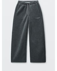 Alexander Wang - Crystal Hotfix Drawcord Mid-Rise Track Pant - Lyst
