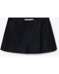 Alexander Wang - Mid-Rise Pleated Short - Lyst