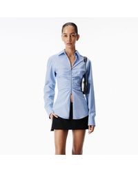 Alexander Wang - Gathered Bust Shirt - Lyst