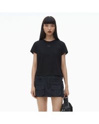 T By Alexander Wang - Essential Shrunk T-Shirt - Lyst