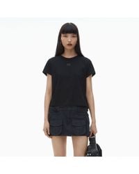Alexander Wang - Essential Shrunk T-Shirt - Lyst