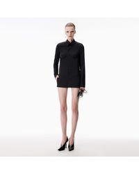 Alexander Wang - Structured Button Down Romper - Lyst