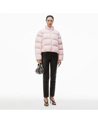 Alexander Wang - Logo Reflective Puffer Coat - Lyst