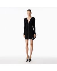 Alexander Wang - Continuous Zipper Mini Dress - Lyst