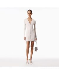 Alexander Wang - Continuous Zipper Mini Dress - Lyst