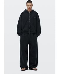 Alexander Wang - Logo Print Mid-Rise Oversized Sweatpant - Lyst