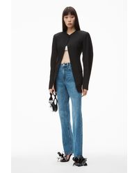 Alexander Wang - Fly High-rise Stacked Jean In Denim - Lyst