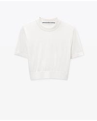 Alexander Wang - Clear Bead Hotfix Crewneck Tee - Lyst