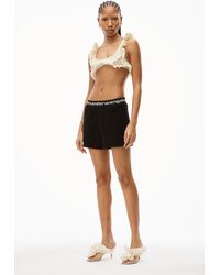 Alexander Wang Logo Elastic Bike Short 