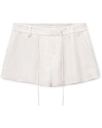 Alexander Wang - Drawcord Mid Rise Tailored Short - Lyst