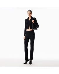 Alexander Wang - Debossed Logo Fitted Pant - Lyst