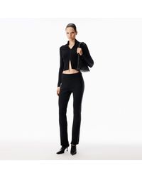 Alexander Wang - Debossed Logo Fitted Pant - Lyst
