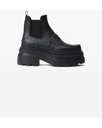 Alexander Wang - Carter 75mm Ankle Platform Boot In Rubber - Lyst