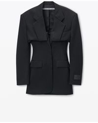 パーティードレス Alexander Wang 1WC4246697 Dresses Asymmetric blazer ALEXANDER WANG Asymmetric Blazer Dress | VAO Concept Store