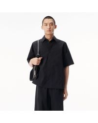 Alexander Wang - Perforated Logo Short Sleeve Shirt - Lyst