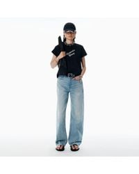Alexander Wang - Float Bleach Mid-Rise Jeans - Lyst