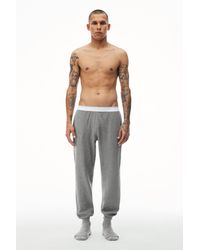 Alexander Wang - Unisex JOGGER In Cotton Waffle Thermal - Lyst