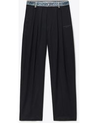 Alexander Wang - Denim Waistband Mid-Rise Pant - Lyst
