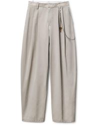 Alexander Wang - Cotton-Blend Balloon-Leg Pants - Lyst