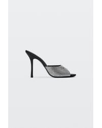 Alexander Wang - Cher 105Mm Crystal Hotfix Mule - Lyst