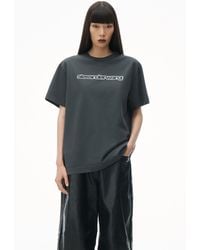 Alexander Wang - Halo Print Tee In Cotton Jersey - Lyst