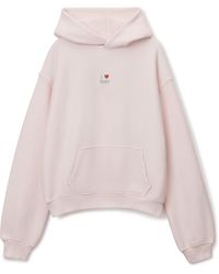 Alexander Wang - Crystal Hotfix I Heart Aw Hoodie - Lyst