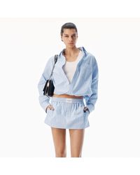 Alexander Wang - Gathered Button Down Shirt With Tank - Lyst