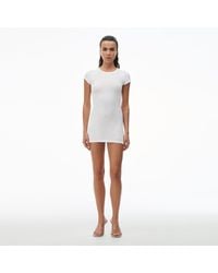 Alexander Wang - Short Sleeve Loungewear Dress - Lyst