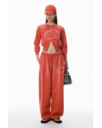 Alexander Wang - Logo Oversized Sweatpants - Lyst