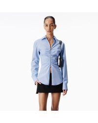 Alexander Wang - Gathered Bust Shirt - Lyst