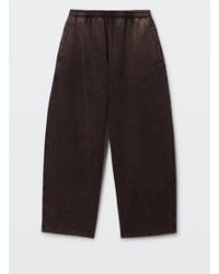 Alexander Wang - Crystal Hotfix Mid-Rise Oversized Sweatpant - Lyst