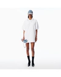 Alexander Wang - Relaxed Polo Cotton Minidress - Lyst