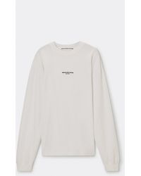 Alexander Wang - Logo Print Long Sleeve Tee - Lyst