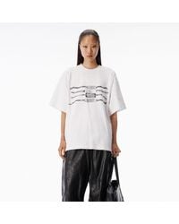 Alexander Wang - Oversized Graphic Tee - Lyst