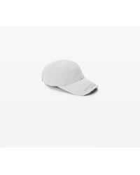 Alexander Wang - Crystal Hotfix Distressed Baseball Cap - Lyst