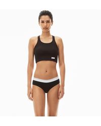 Alexander Wang - Cropped Racerback Tank - Lyst