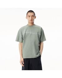 Alexander Wang - Mirrored Logo Short Sleeve Tee - Lyst