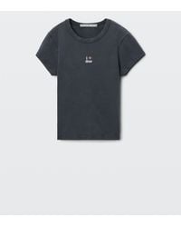 Alexander Wang - Crystal Hotfix I Heart Aw Tee - Lyst
