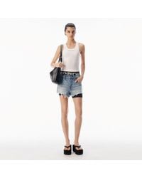 Alexander Wang - Pre-Styled Relaxed Logo Bike Short - Lyst
