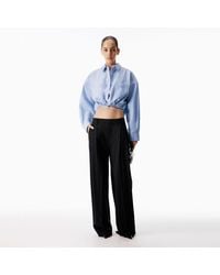 Alexander Wang - Tropical Wool Tailored Pant - Lyst