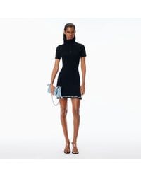 Alexander Wang - Ribbed Short-Sleeve Dress - Lyst